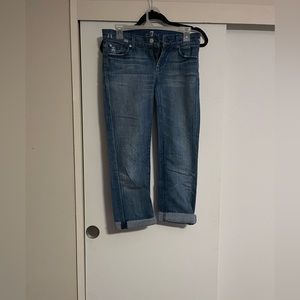 Straight leg jeans
